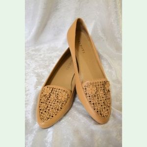 Talbots Francesca Flower-Topped Driving Flats